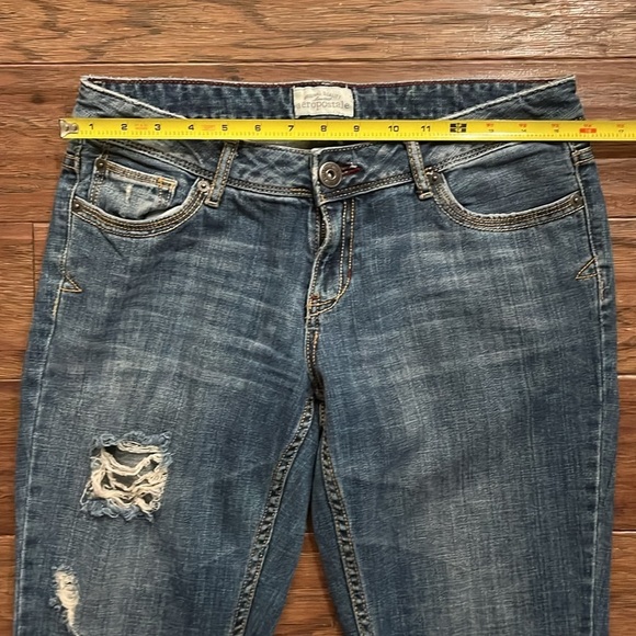 Aeropostale Bayla Skinny Distressed Jeans Size 7/8 Regular - Picture 5 of 8